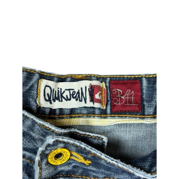 Vintage Quiksilver QuikJean Men’s Relaxed Fit Distressed Jeans 34x32‎ Y2K Skater - Picture 7 of 13